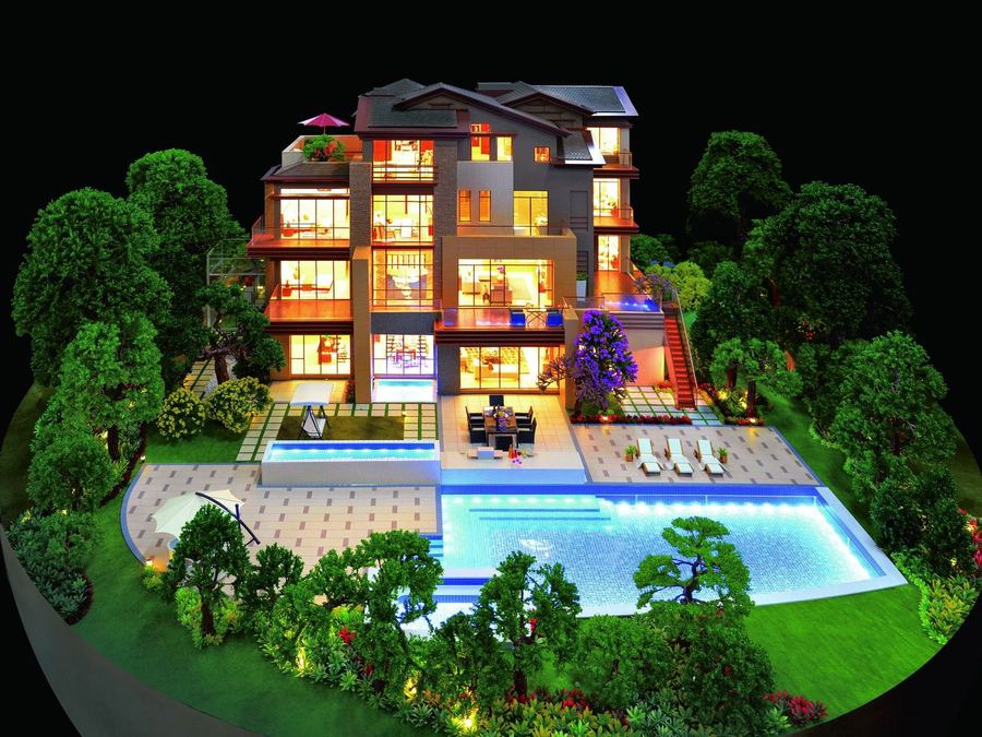 Villas scale model